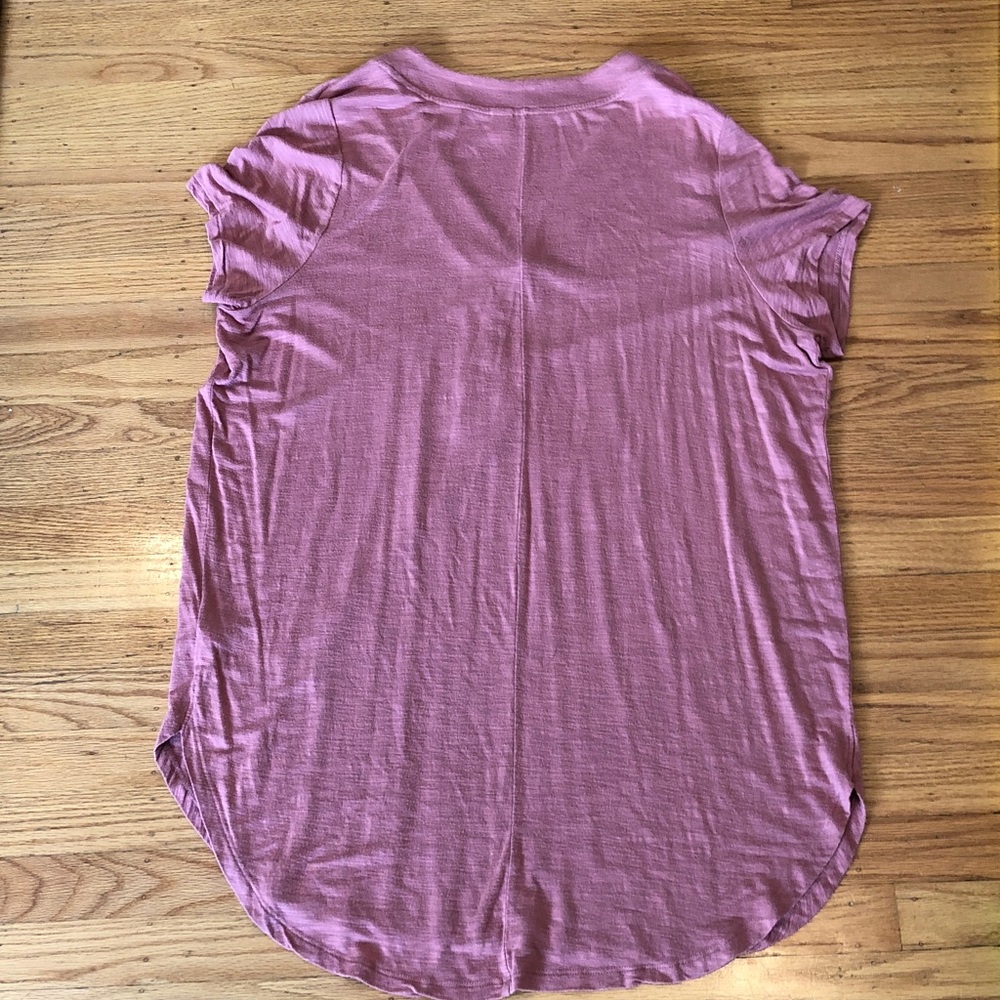 Old Navy Burnt Sienna V-Neck Short Sleeve Tunic, XL Tall - Picture 14 of 14